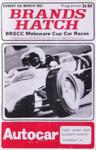 Programme cover of Brands Hatch Circuit, 05/03/1967
