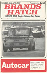 Programme cover of Brands Hatch Circuit, 30/04/1967