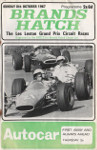 Programme cover of Brands Hatch Circuit, 08/10/1967