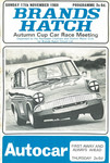 Programme cover of Brands Hatch Circuit, 17/11/1967
