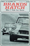 Programme cover of Brands Hatch Circuit, 10/12/1967