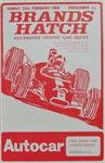 Programme cover of Brands Hatch Circuit, 25/02/1968