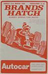 Programme cover of Brands Hatch Circuit, 31/03/1968