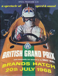 Programme cover of Brands Hatch Circuit, 20/07/1968