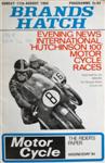 Programme cover of Brands Hatch Circuit, 11/08/1968