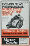 Programme cover of Brands Hatch Circuit, 06/10/1968
