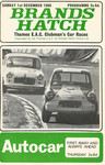 Programme cover of Brands Hatch Circuit, 01/12/1968