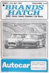 Programme cover of Brands Hatch Circuit, 18/05/1969