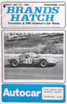 Programme cover of Brands Hatch Circuit, 27/07/1969