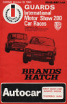 Programme cover of Brands Hatch Circuit, 19/10/1969