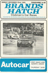 Programme cover of Brands Hatch Circuit, 23/11/1969
