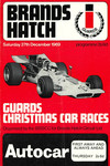 Programme cover of Brands Hatch Circuit, 27/12/1969