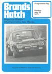 Programme cover of Brands Hatch Circuit, 25/07/1971