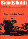 Programme cover of Brands Hatch Circuit, 28/11/1971