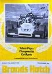 Programme cover of Brands Hatch Circuit, 05/03/1972