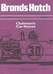 Programme cover of Brands Hatch Circuit, 12/11/1972