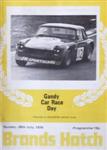 Programme cover of Brands Hatch Circuit, 28/07/1974