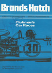 Programme cover of Brands Hatch Circuit, 07/12/1975