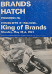 Programme cover of Brands Hatch Circuit, 31/05/1976