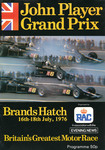 Programme cover of Brands Hatch Circuit, 18/07/1976