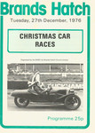 Programme cover of Brands Hatch Circuit, 27/12/1976