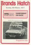 Programme cover of Brands Hatch Circuit, 06/03/1977