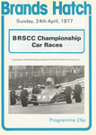 Programme cover of Brands Hatch Circuit, 24/04/1977