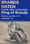 Programme cover of Brands Hatch Circuit, 06/06/1977