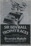 Programme cover of Brands Hatch Circuit, 07/08/1977