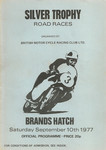 Programme cover of Brands Hatch Circuit, 10/09/1977