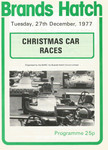 Programme cover of Brands Hatch Circuit, 27/12/1977