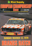 Programme cover of Brands Hatch Circuit, 12/03/1978