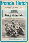 Programme cover of Brands Hatch Circuit, 29/05/1978