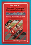Programme cover of Brands Hatch Circuit, 03/09/1978