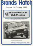 Programme cover of Brands Hatch Circuit, 07/10/1979