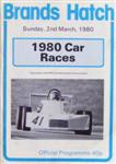 Programme cover of Brands Hatch Circuit, 02/03/1980