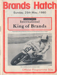 Programme cover of Brands Hatch Circuit, 25/05/1980