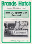 Programme cover of Brands Hatch Circuit, 22/06/1980