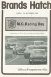 Programme cover of Brands Hatch Circuit, 14/09/1980