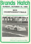 Programme cover of Brands Hatch Circuit, 19/10/1980