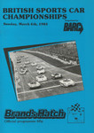 Programme cover of Brands Hatch Circuit, 06/03/1983