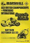 Programme cover of Brands Hatch Circuit, 23/10/1983