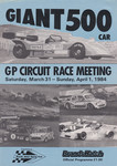Programme cover of Brands Hatch Circuit, 01/04/1984