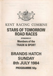 Programme cover of Brands Hatch Circuit, 08/07/1984