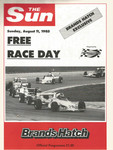 Programme cover of Brands Hatch Circuit, 11/08/1985