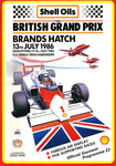 Programme cover of Brands Hatch Circuit, 13/07/1986