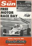 Programme cover of Brands Hatch Circuit, 10/08/1986