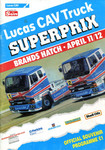 Programme cover of Brands Hatch Circuit, 13/04/1987