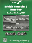 Programme cover of Brands Hatch Circuit, 17/05/1987