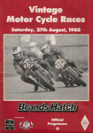 Programme cover of Brands Hatch Circuit, 27/08/1988